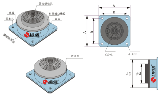 JBQ-900-A氣墊減震器結構圖